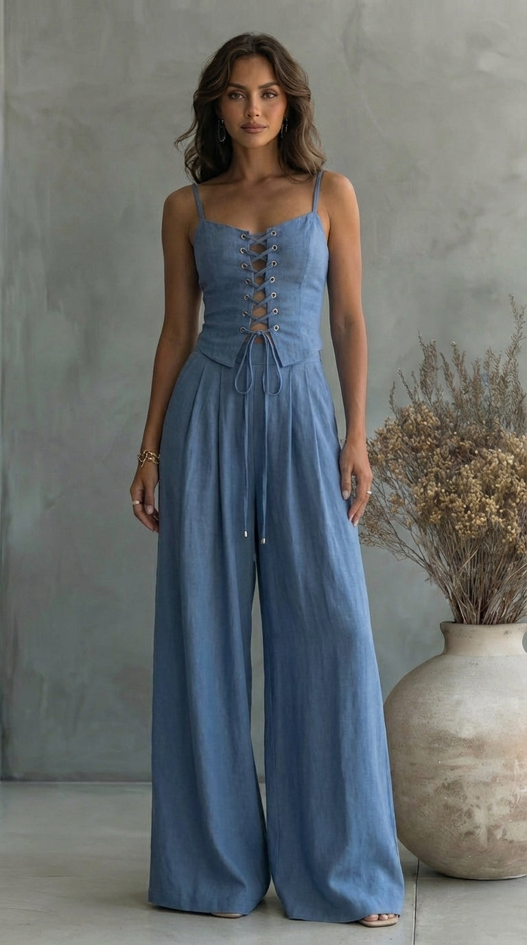 Lujza: un conjunto femenino para brillar este verano.