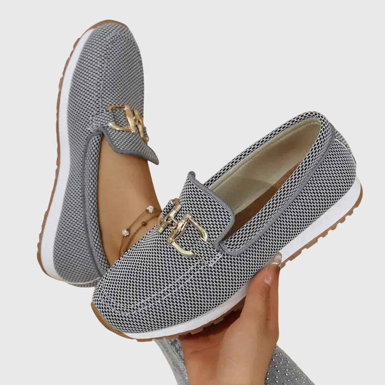 Laura™ Zapatillas estilo mocasín