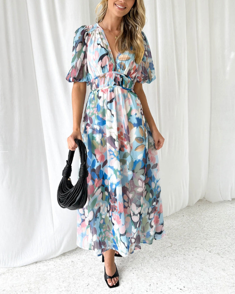 Briselle™ Vestido de mujer con estampado floral