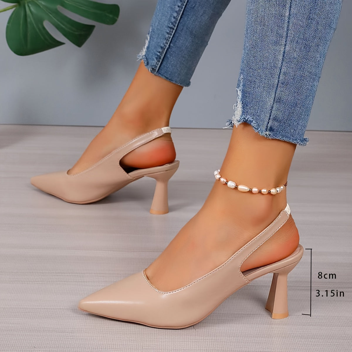 Sophia™ Elegantes zapatos de tacón con tira en el talón