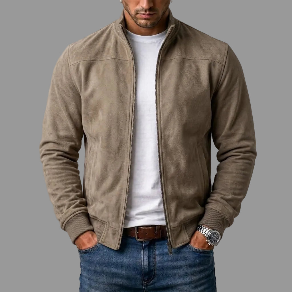 Carlos™ Chaqueta bomber de ante