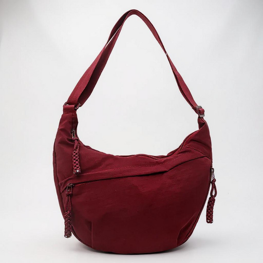 Rosa™ Bolso de hombro color burdeos