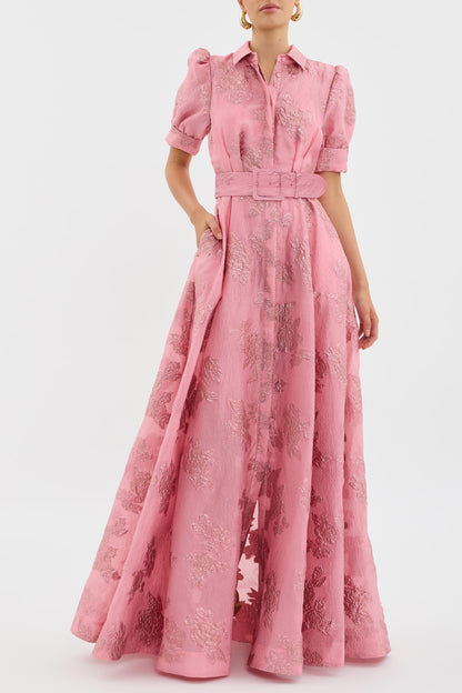 Liora™ Vestido corto con mangas abullonadas