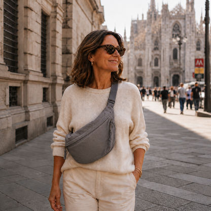 Chiara™ Bolso de hombro gris