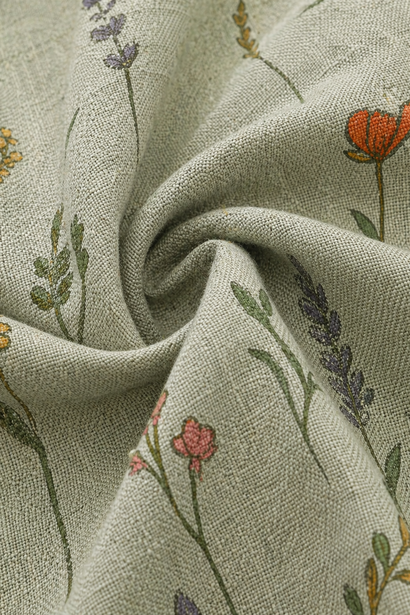 Peto cómodo con estampado floral