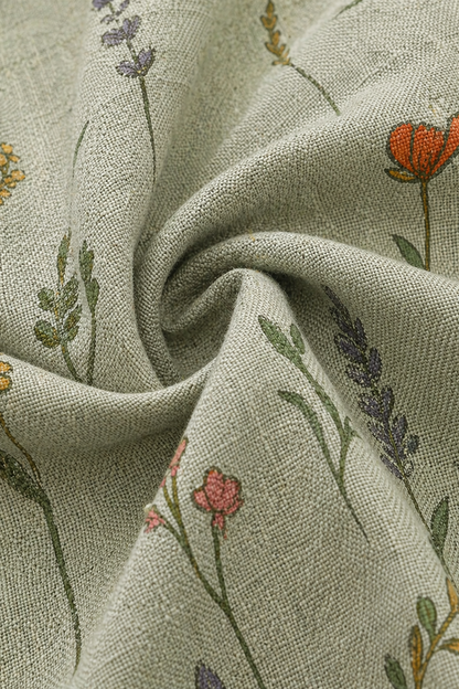 Peto cómodo con estampado floral