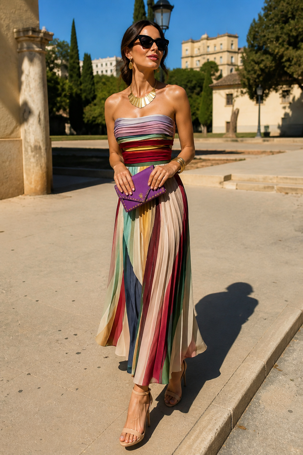 Dorisse™ Vestido largo elegante