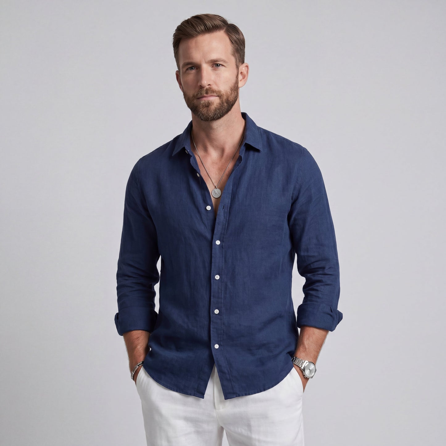 Christofer™ Camisa veraniega de corte holgado