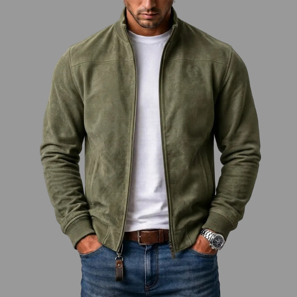Carlos™ Chaqueta bomber de ante