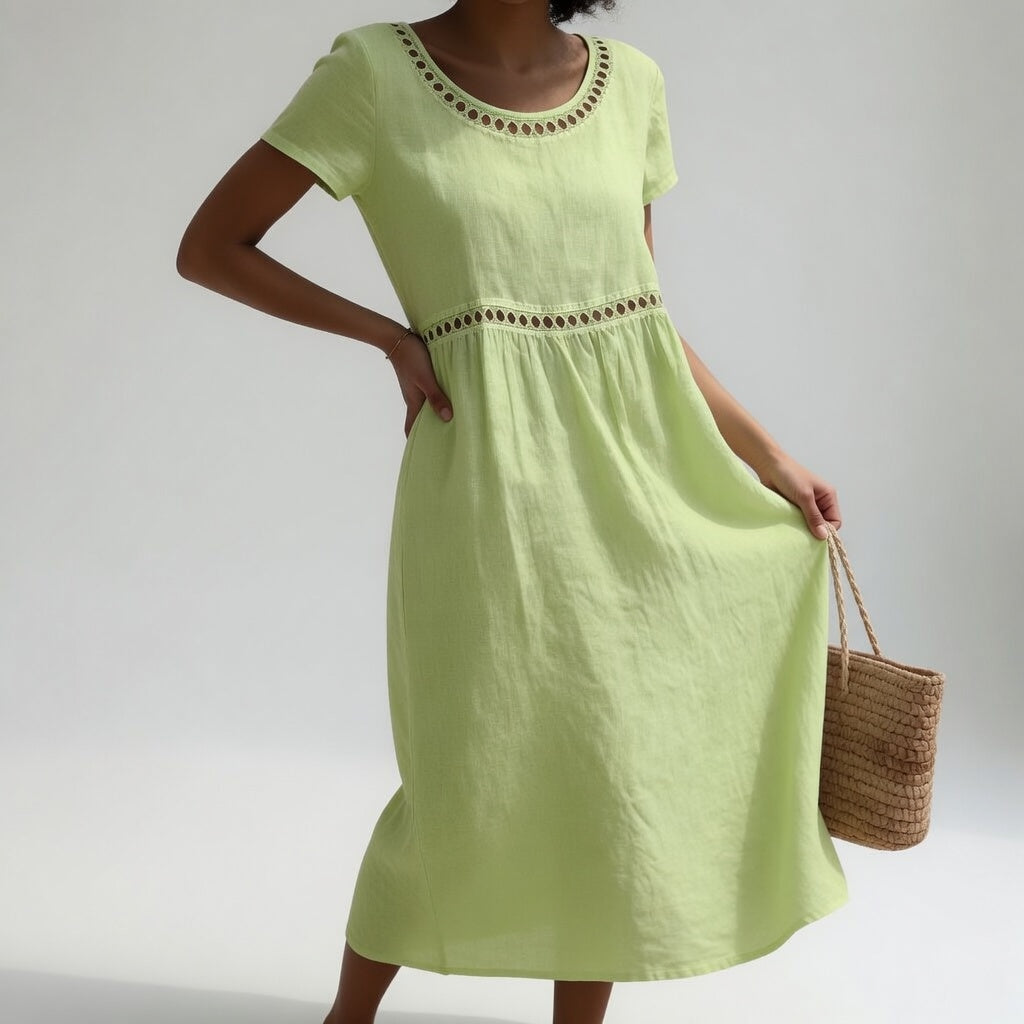 Lidia™ Vestido bordado