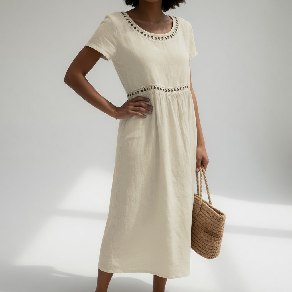 Lidia™ Vestido bordado