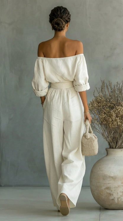 Liliána™ Conjunto exclusivo con efecto de tela para un verano con estilo