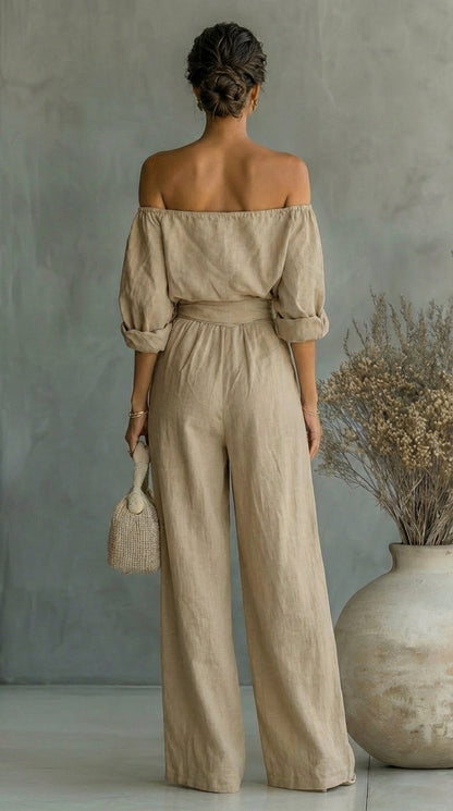 Liliána™ Conjunto exclusivo con efecto de tela para un verano con estilo