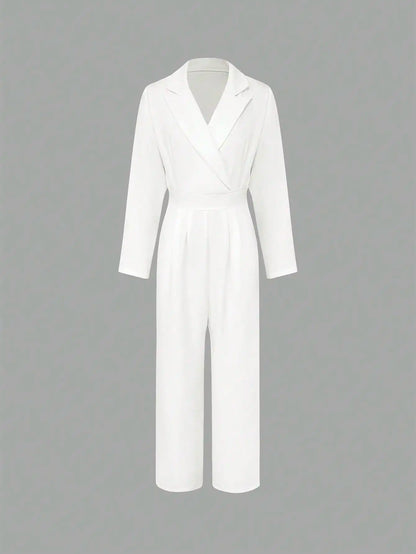 Luisa™ Mono elegante con cintura definida