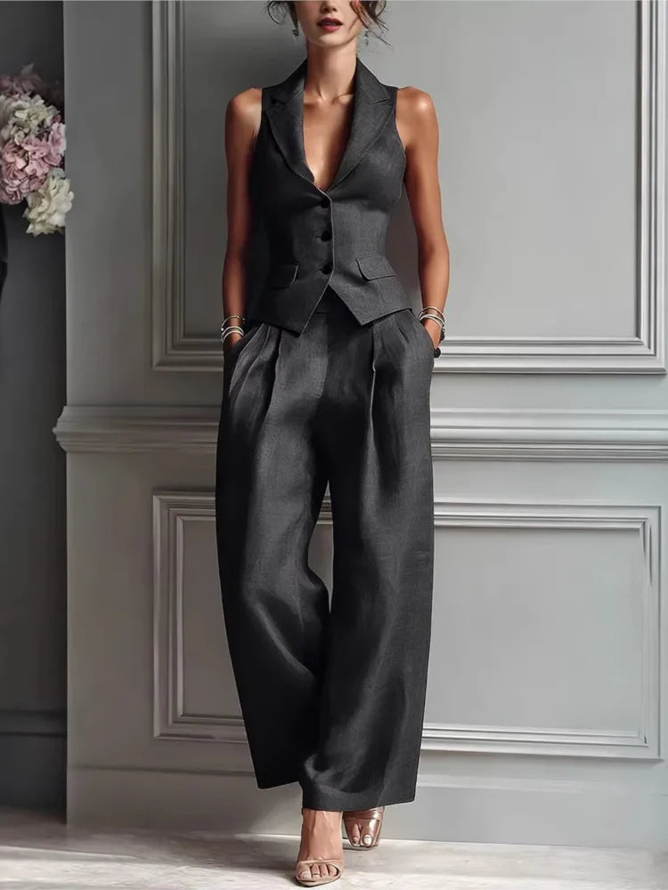 Conjunto de dos piezas de moda de verano