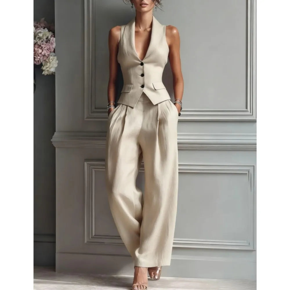Conjunto de dos piezas de moda de verano