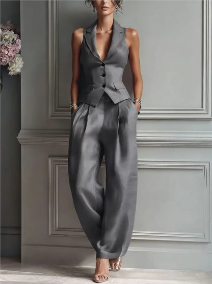 Conjunto de dos piezas de moda de verano