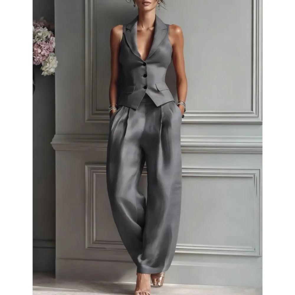 Conjunto de dos piezas de moda de verano