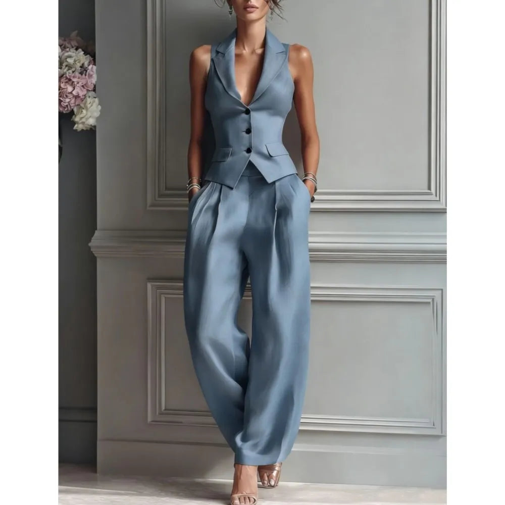 Conjunto de dos piezas de moda de verano