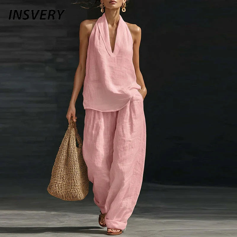 Maria™ Conjunto de dos Piezas para Primavera/Verano