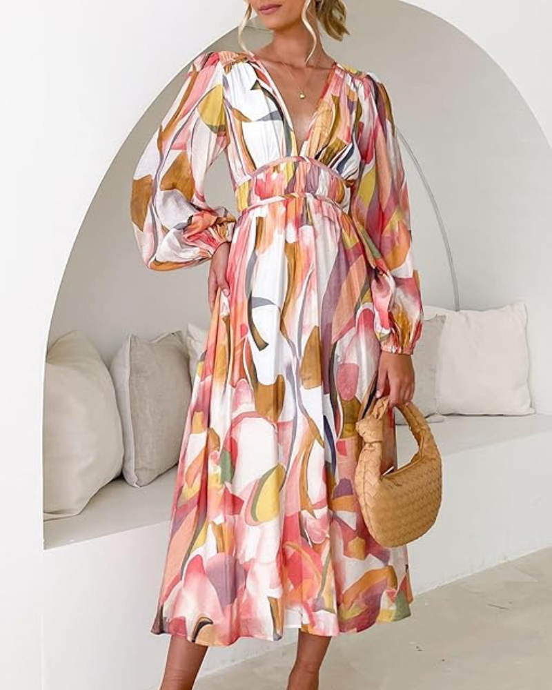 Briselle™ Vestido de mujer con estampado floral