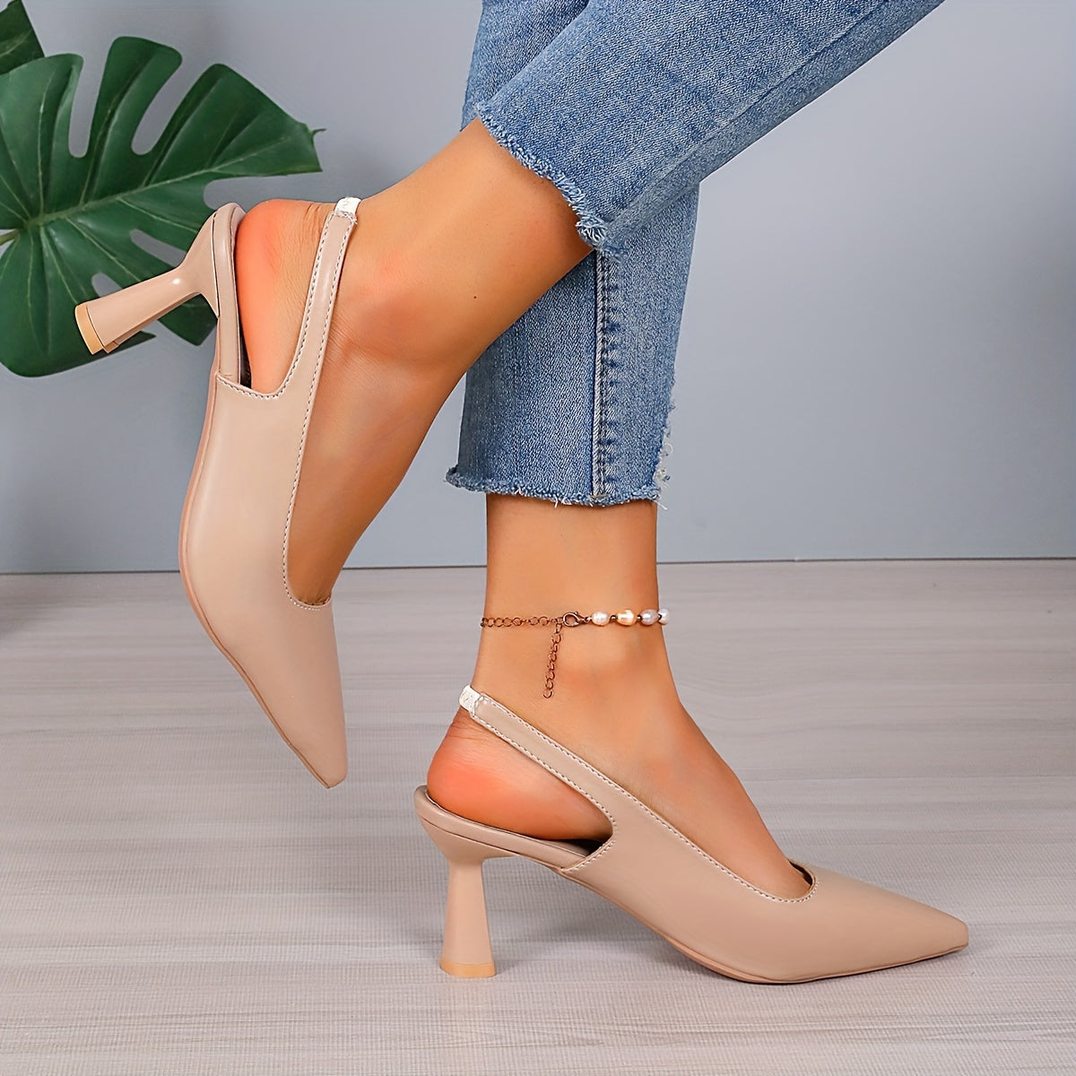 Sophia™ Elegantes zapatos de tacón con tira en el talón
