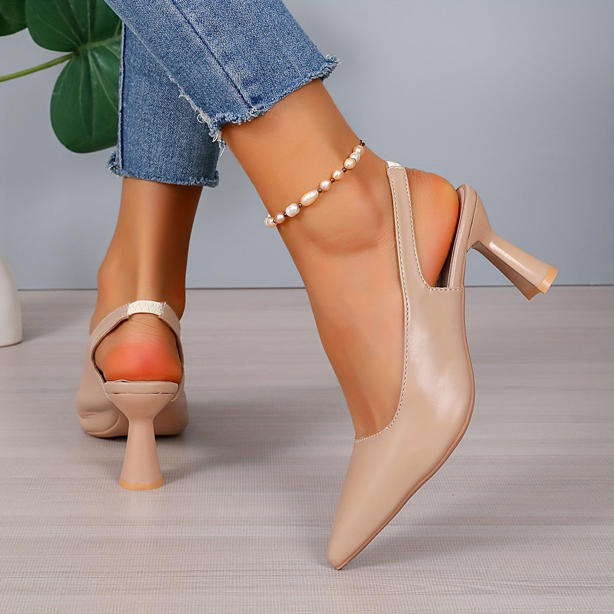 Sophia™ Elegantes zapatos de tacón con tira en el talón