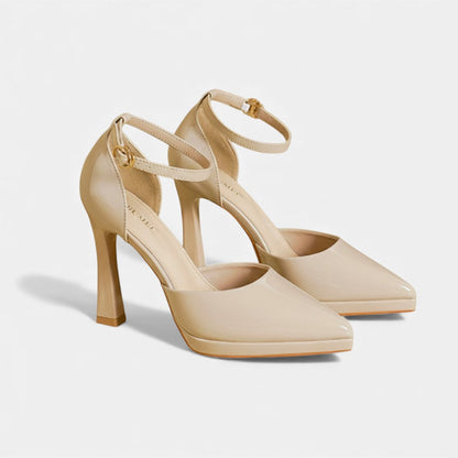 Evette™ Tacones de cuero