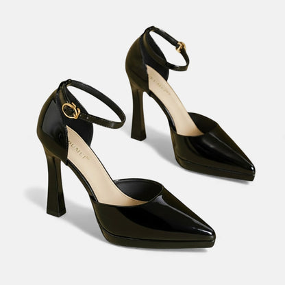 Evette™ Tacones de cuero