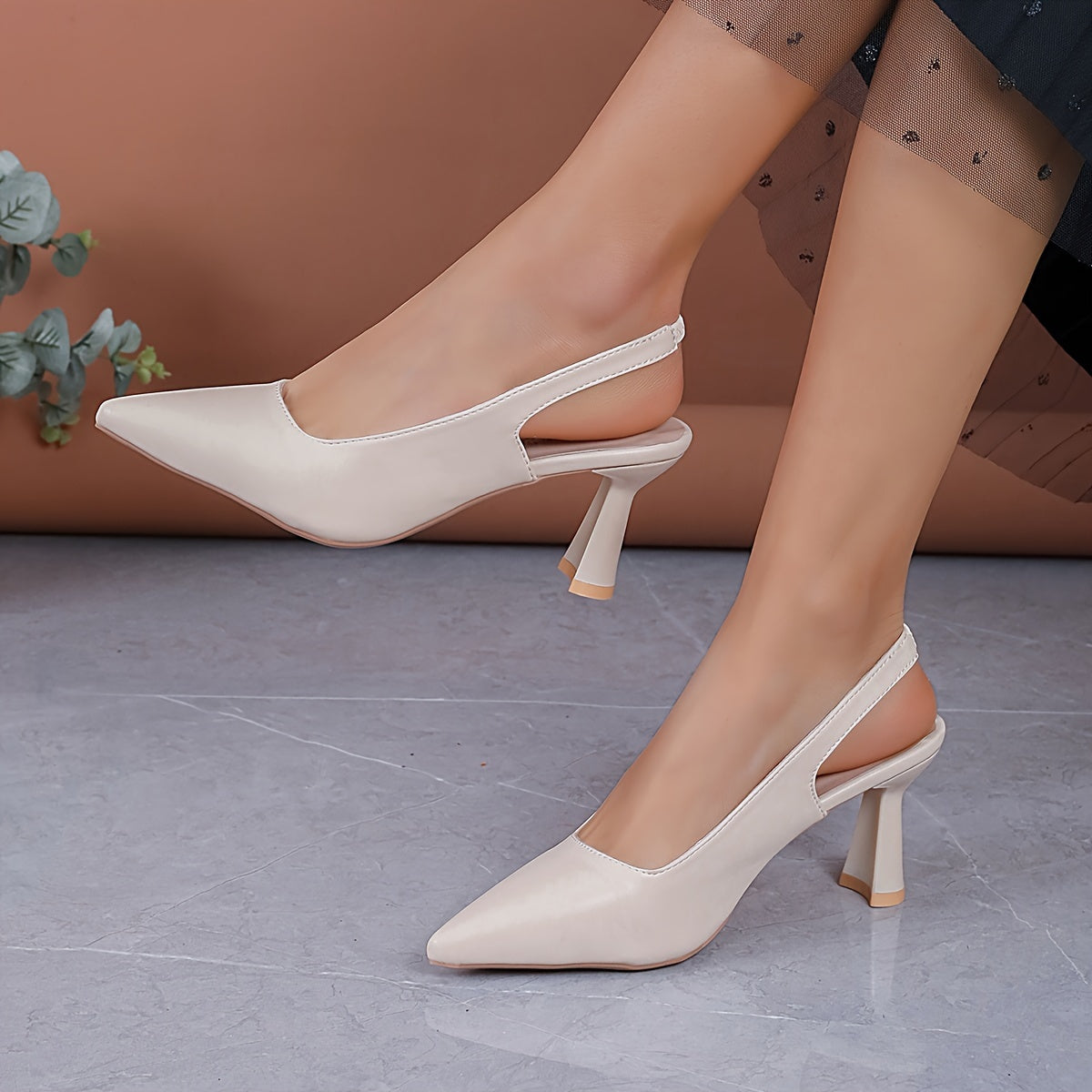 Sophia™ Elegantes zapatos de tacón con tira en el talón