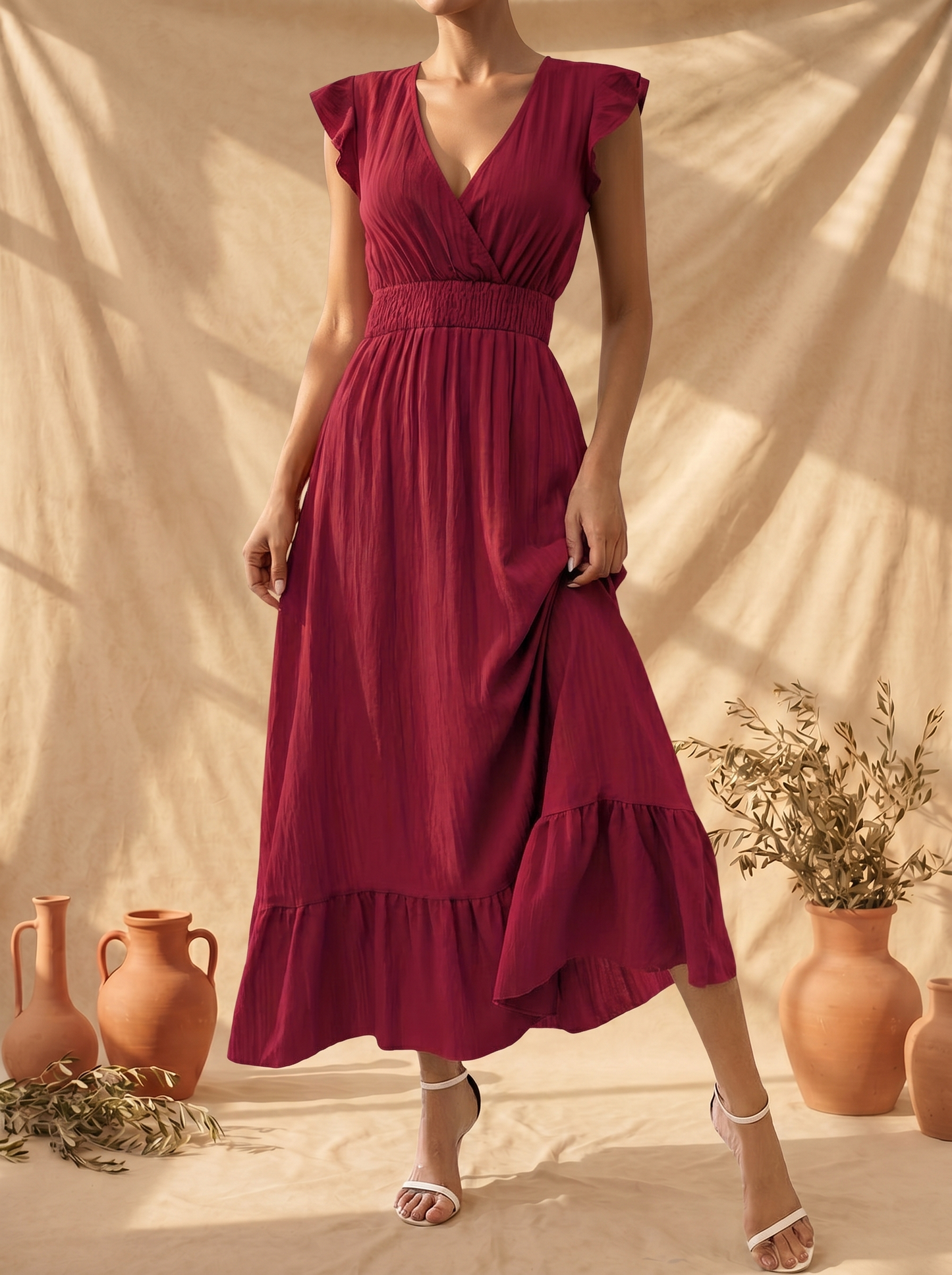 Lúvena™ Vestido fluido elegante