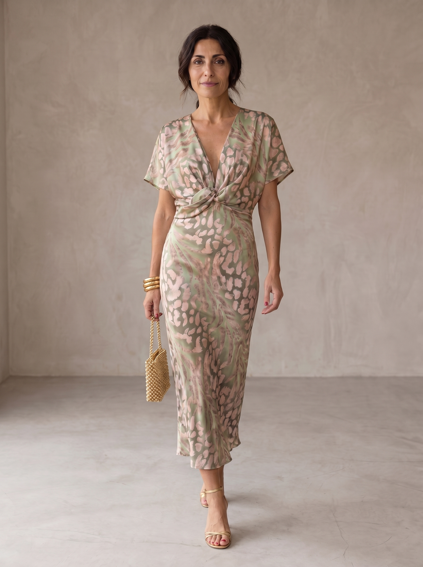 Serenae™ Elegante vestido de tela ligera y fluida