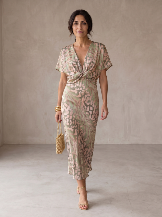 Serenae™ Elegante vestido de tela ligera y fluida