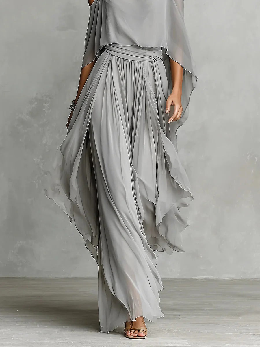 Isabela™ Conjunto Fluido Gris