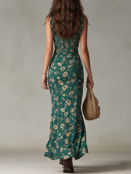 Saraᵀᴹ Vestido largo estilo boho retro