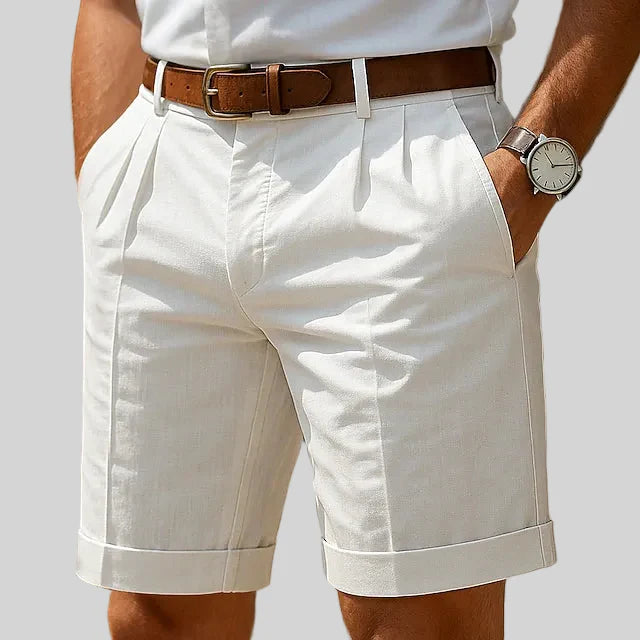 Alberto™ Bermudas de verano con pinzas